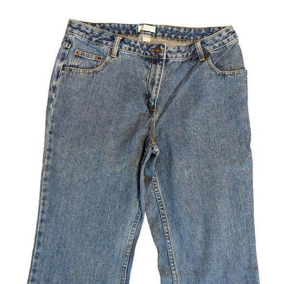 CHRISTOPHER & BANKS 12 Medium Rinse Mid-Rise Straight leg Jeans - Picture 6 of 8